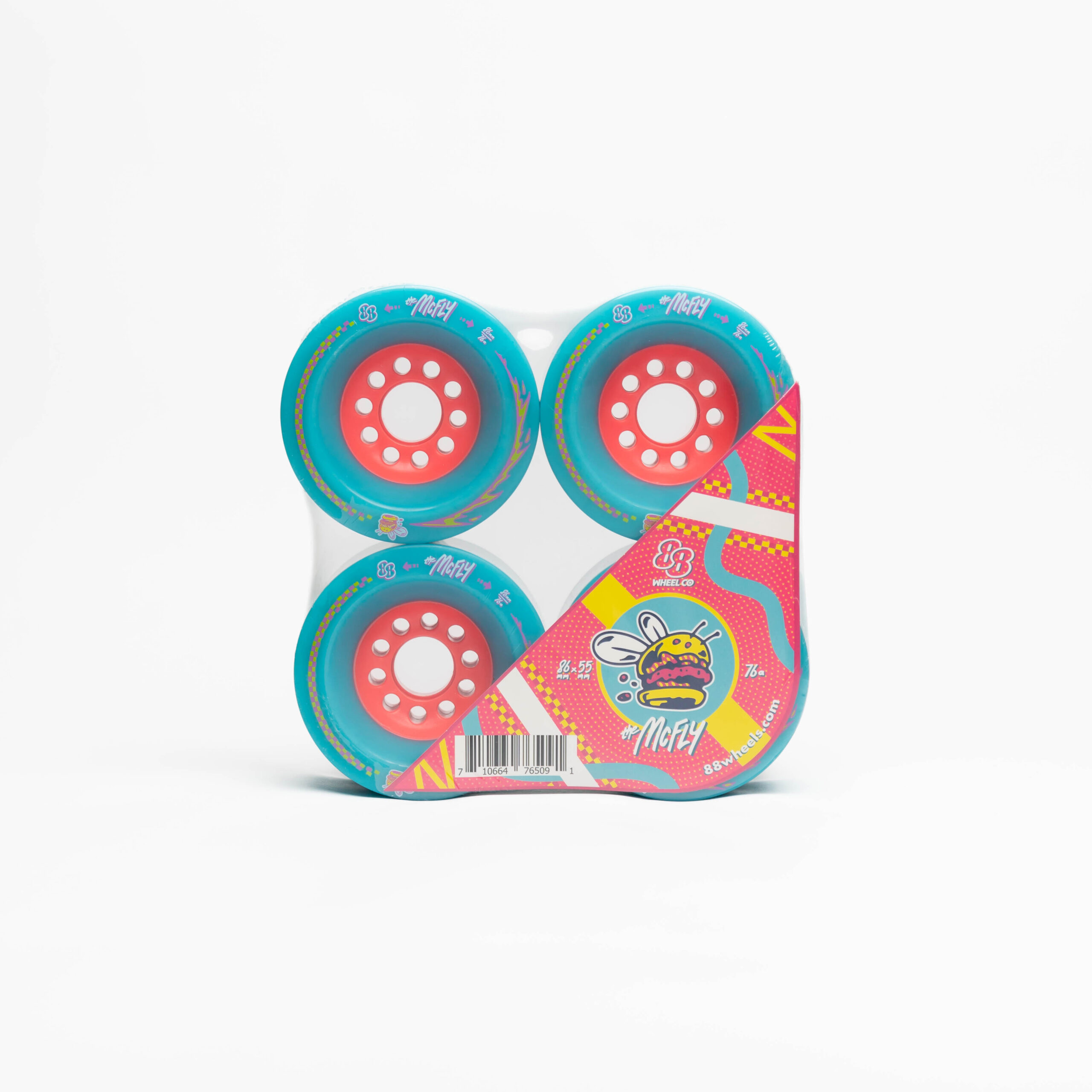 86mm McFly LDP, Distance Pushing Longboard Wheels Party Pack 2