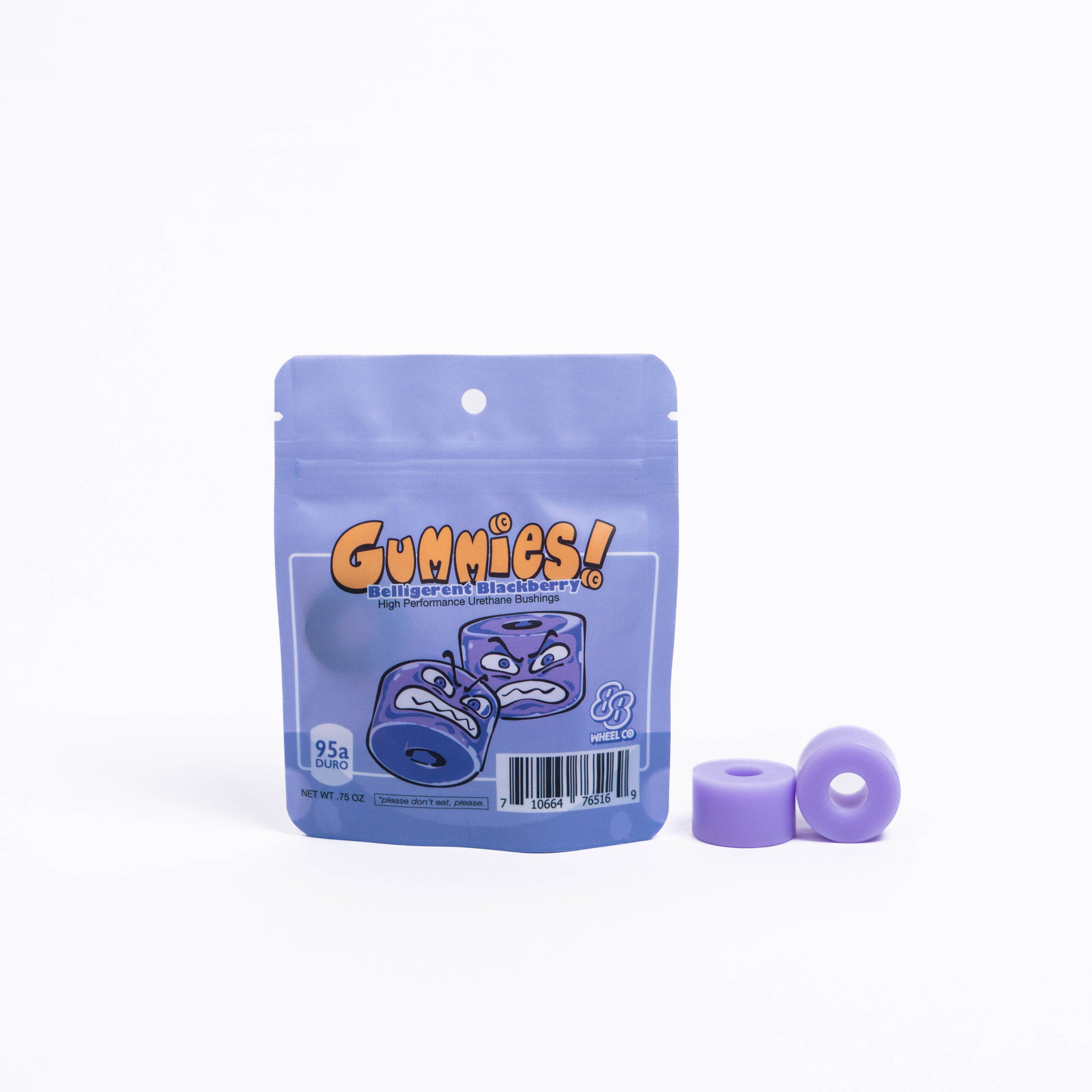Gummies Double Barrel Bushings - Belligerent Blackberry (Hard)