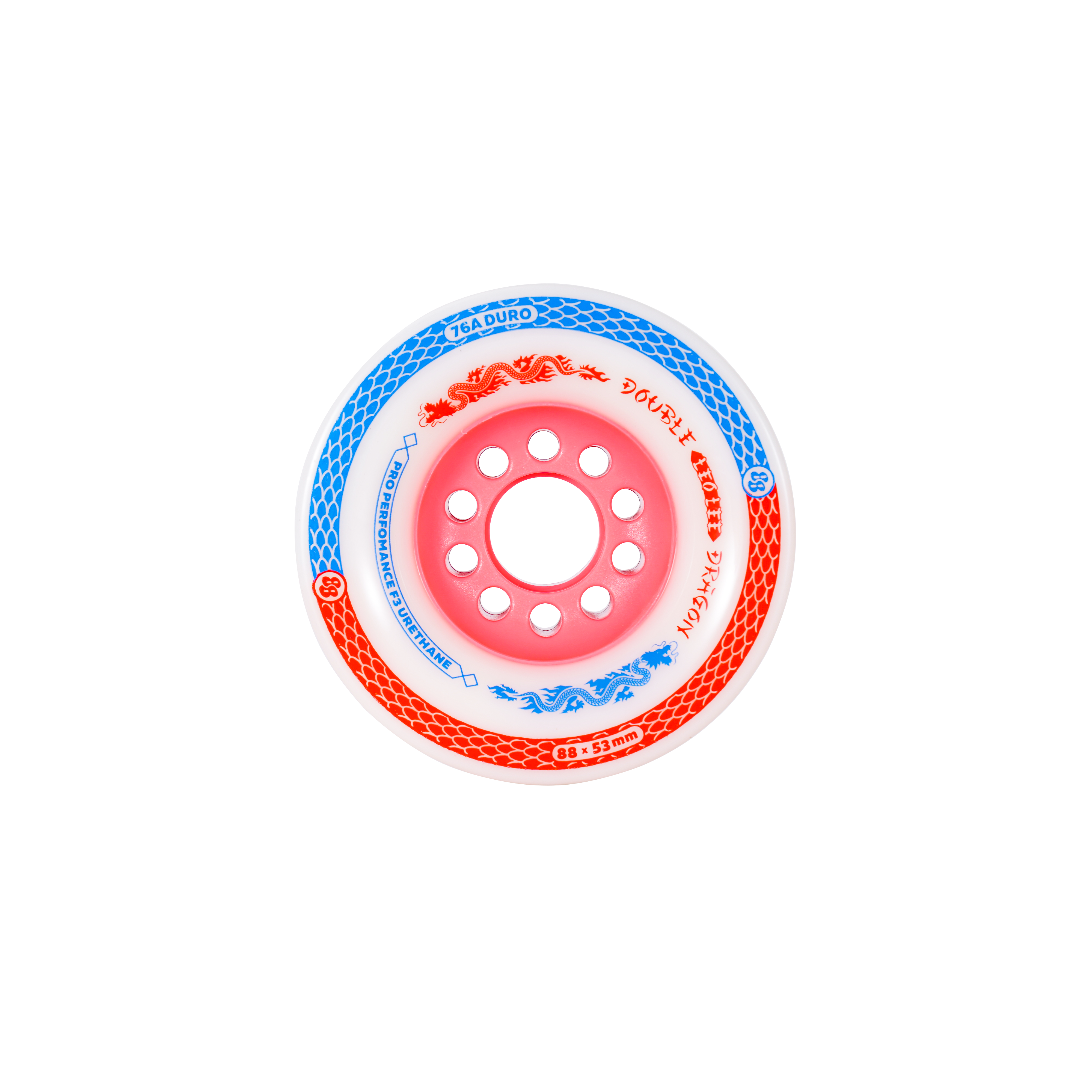 88mm Leo Lee Double Dragon LDP Longboard Wheels Party Pack 3