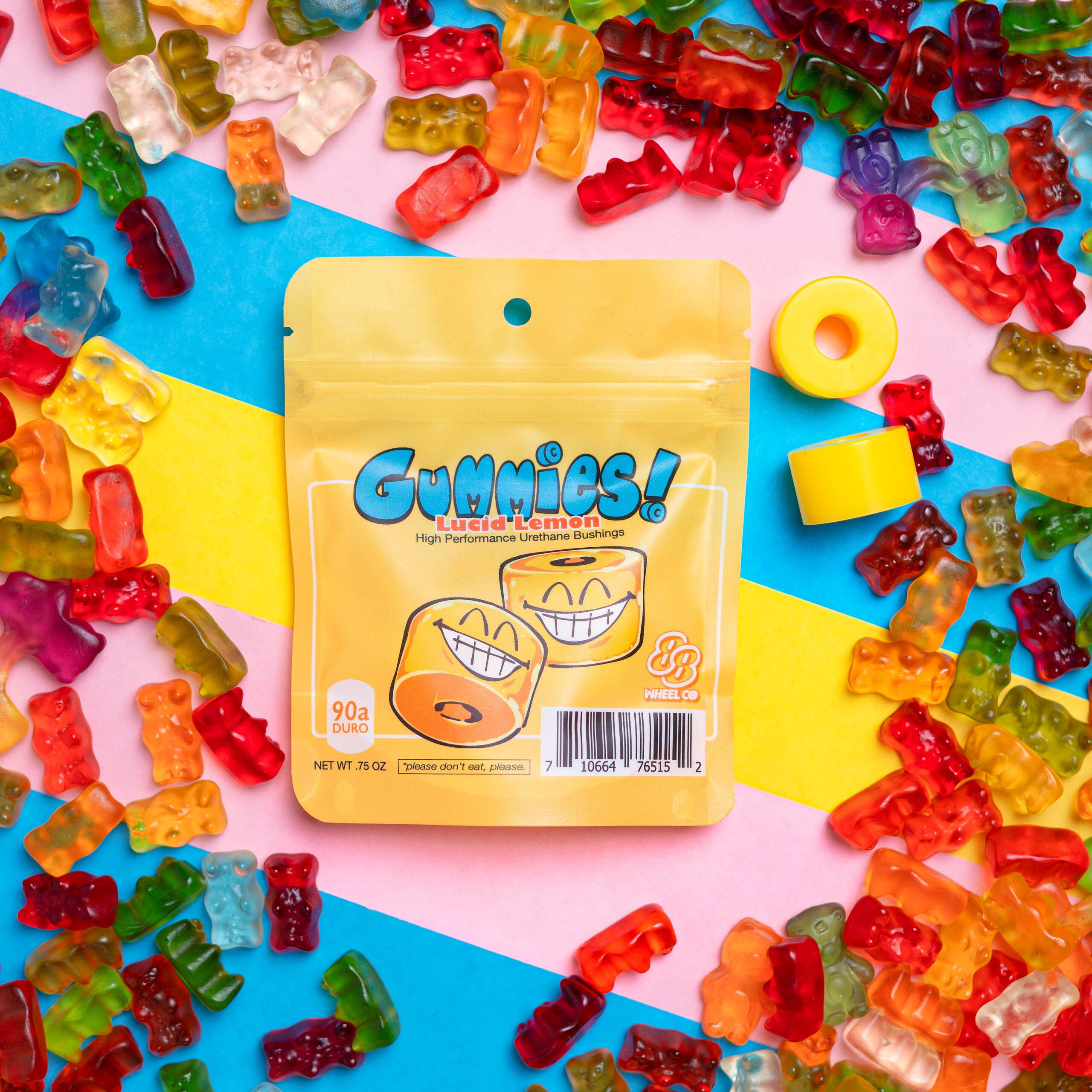 Gummies Double Barrel Bushings - Lucid Lemon (Medium) 2
