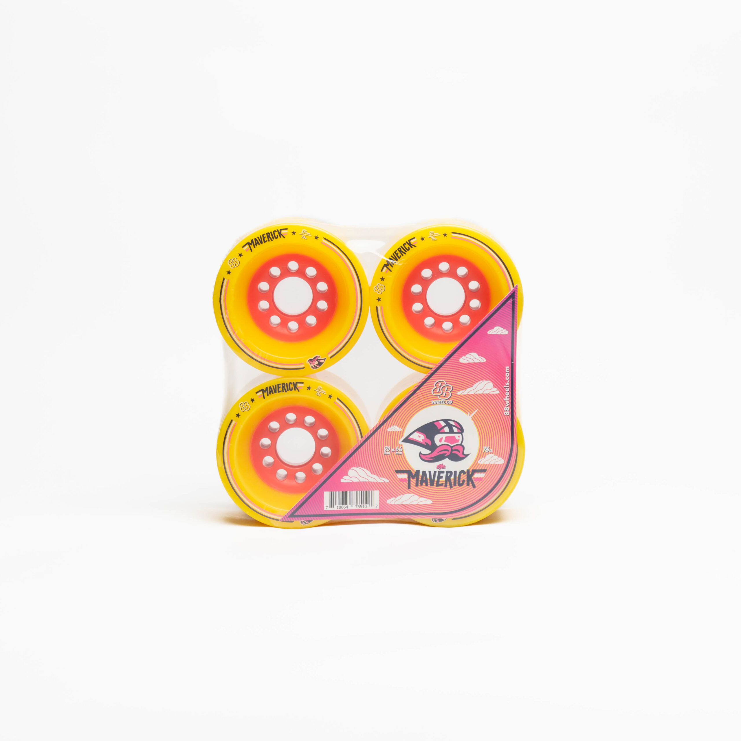 80mm Maverick Downhill Longboard Wheels 3
